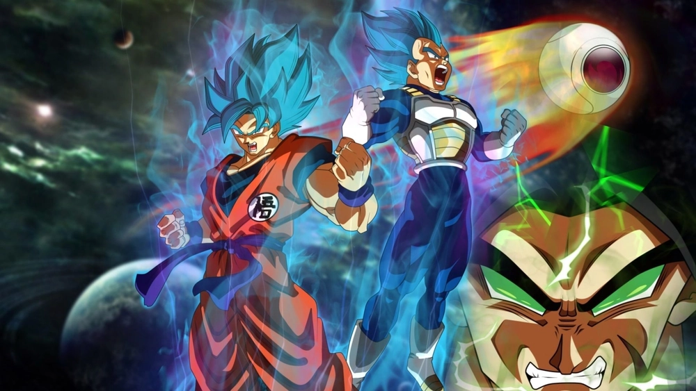 Goku Vegeta and Broly – Fondo de Pantalla [iPhone, Android & PC]