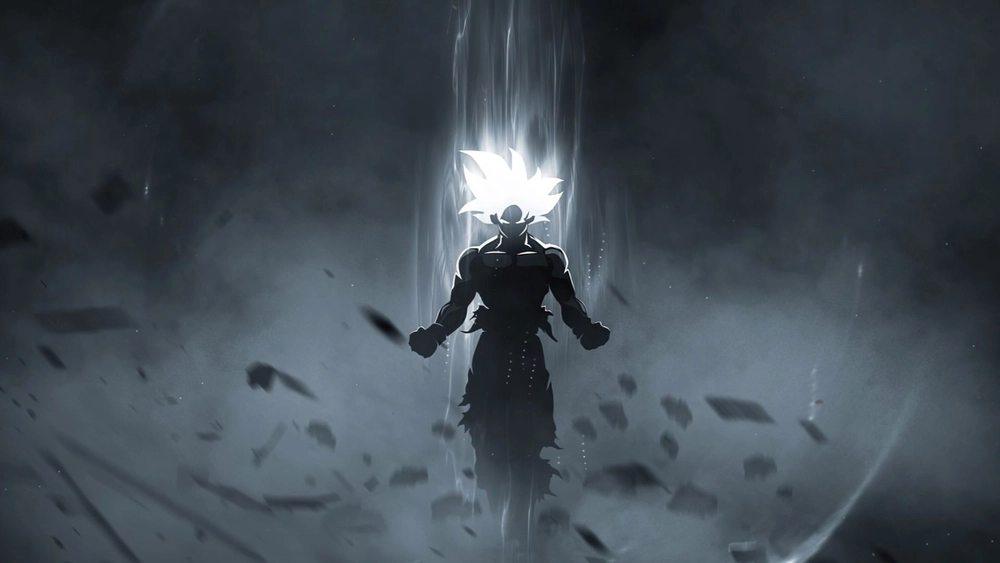 Goku White and Black – Fondo de Pantalla [iPhone, Android & PC]