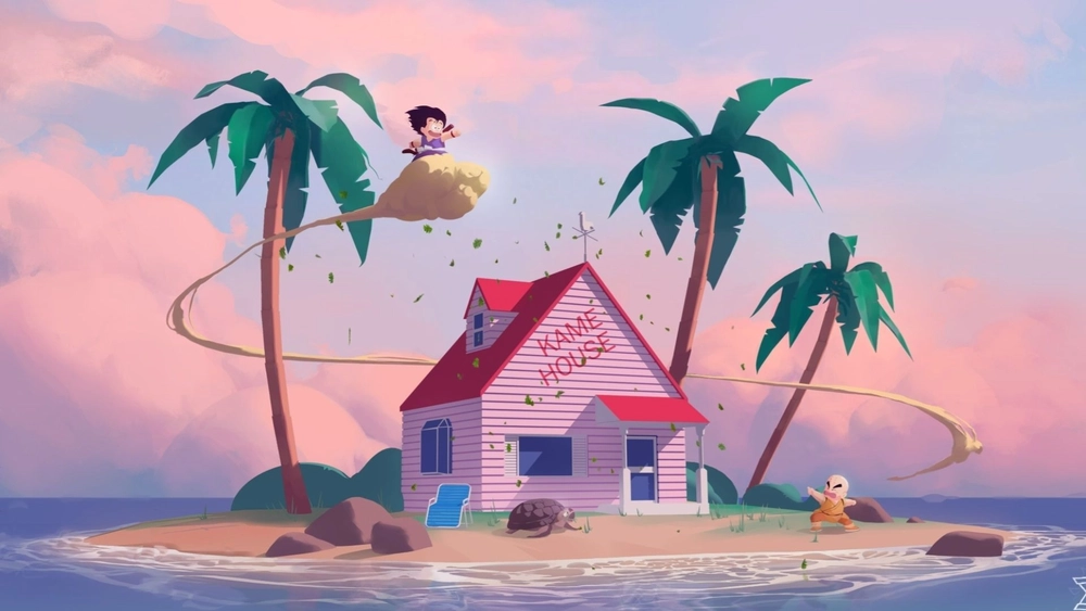 Kame House 4K - Fondo de Pantalla En Movimiento para PC, Android & iPhone