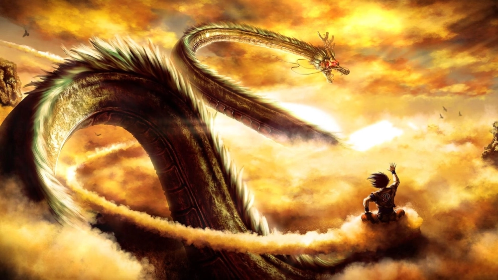 Shenlong y Goku – Fondo de Pantalla [iPhone, Android & PC]
