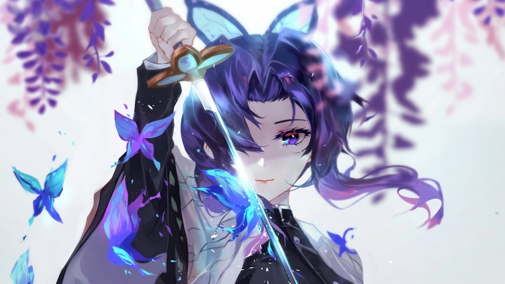 Shinobu y su Espada - Fondo Animado