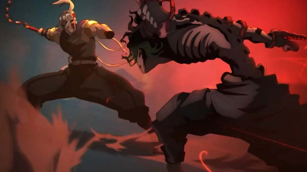 Tengen Uzui en combate - Fondo de Pantalla Animado & Estático