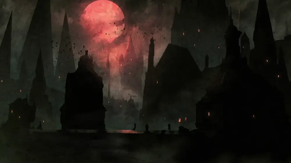 Descargar Fondo de Pantalla Animado de Castlevania: Luna Roja 4K