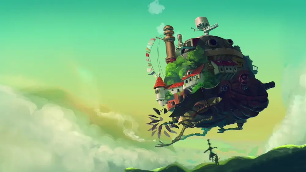 Descargar Fondo de Pantalla Animado de El Castillo Ambulante: El Calor del Fuego 4K