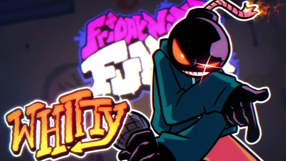 Friday Night Funkin’ Whitty – Fondo de Pantalla Animado para PC, Android & iPhone