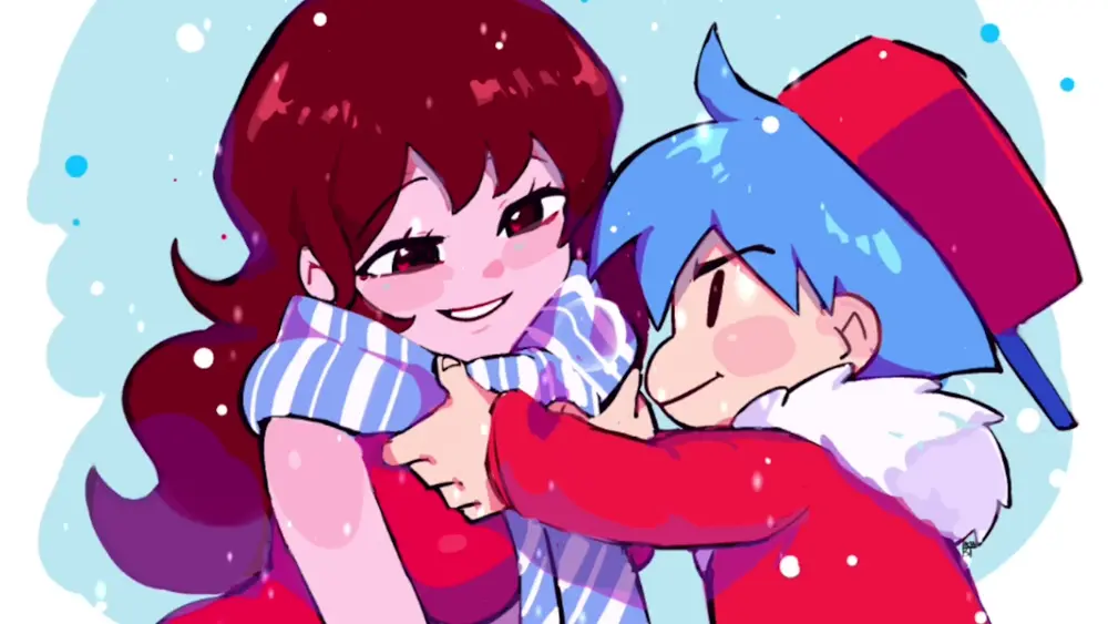 Friday Night Funkin’ BF y GF en la Nieve – Fondo de Pantalla En Movimiento para PC, Android & iPhone