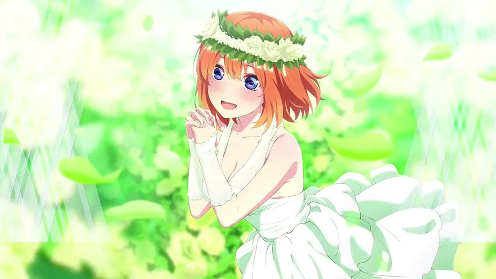 Descargar Fondo de Pantalla Animado de Go-Tōbun no Hanayome: Yotsuba Nakano 4K