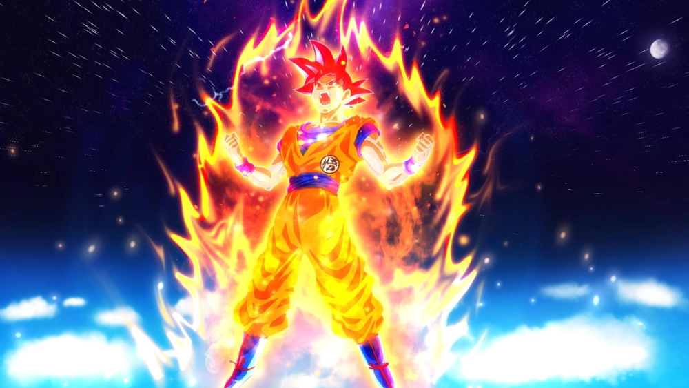 Goku On Fire - Fondo de Pantalla Animado