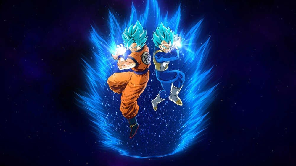 Goku y Vegeta SSJ Gods - Fondo de Pantalla Animado para PC, Android & iPhone