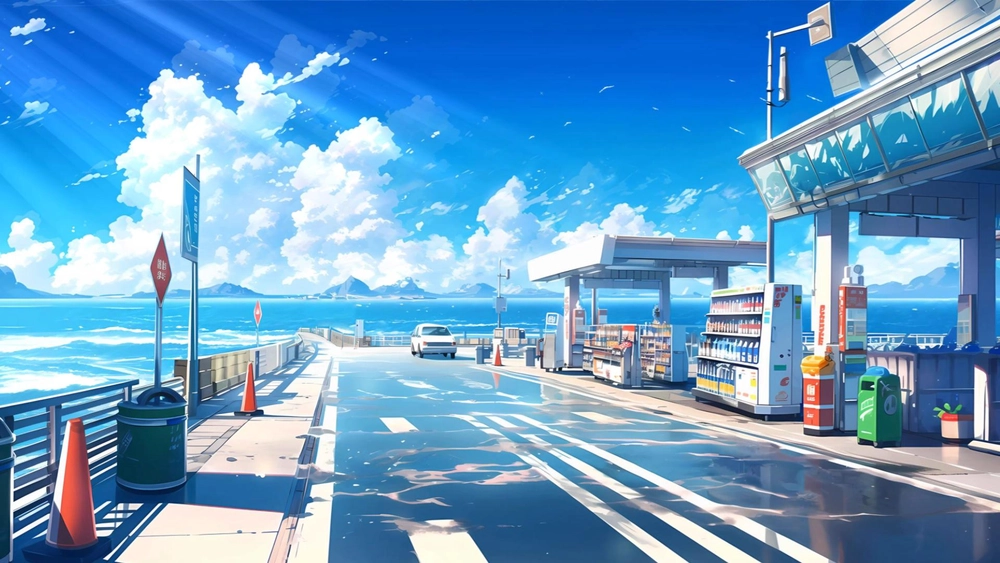 Gasolinera en el Mar