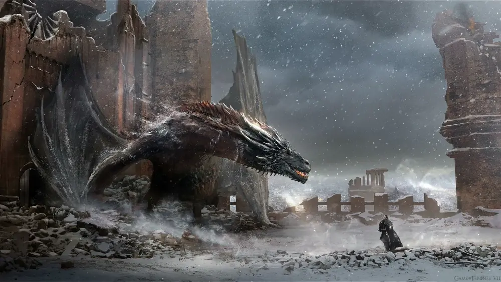 Dragón Jon Snow – Fondo de Pantalla Animado