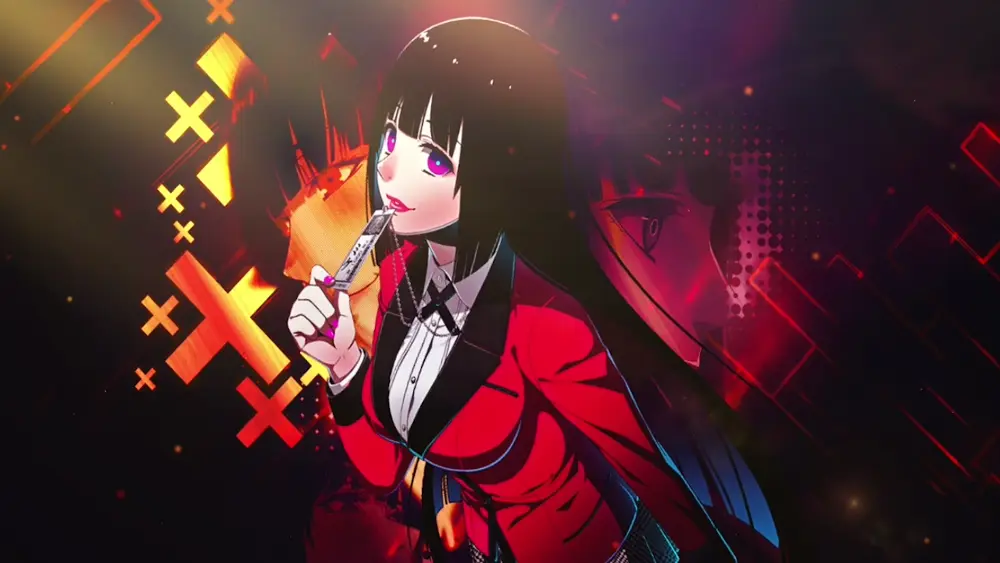 Descargar Fondo de Pantalla Animado de Kakegurui: Teléfono en la Boca 4K