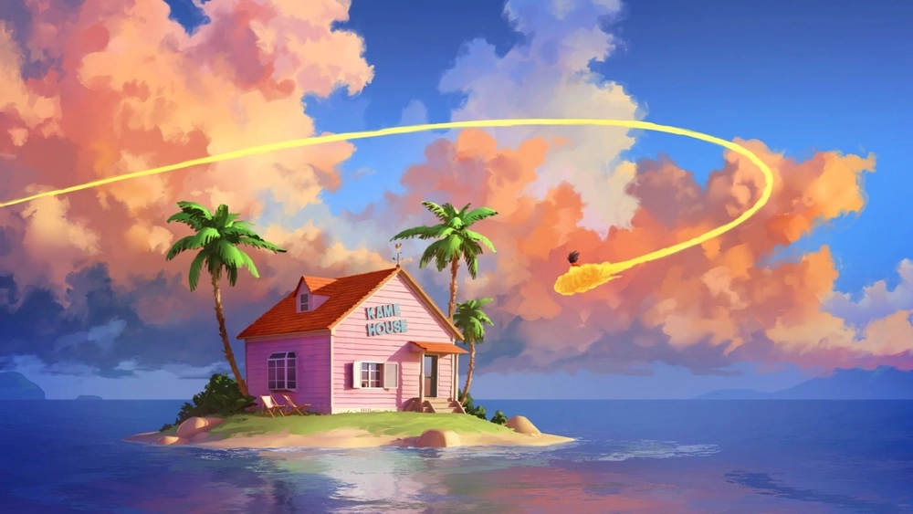 Kame House - Fondo de Pantalla Animado para PC, Android & iPhone