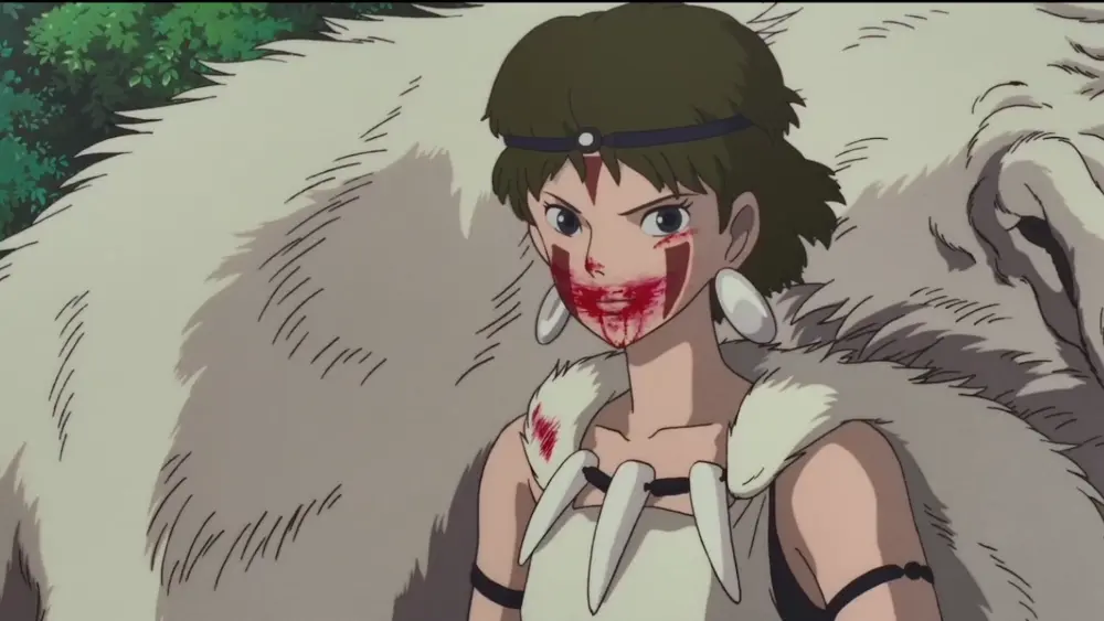 Descargar Fondo de Pantalla Animado de La Princesa Mononoke: Mononoke en el Río 4K