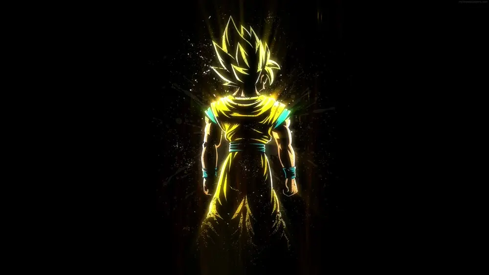 Descargar Fondo de Pantalla Animado de Goku SSJ2 de Dragon Ball 4K