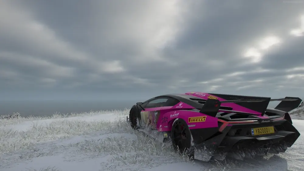 Lamborghini Rosa – Fondo de Pantalla Animado