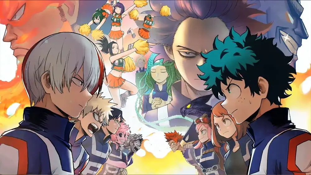 Descargar Fondo de Pantalla Animado de My Hero Academia: Enfrentamiento de Equipos 4K