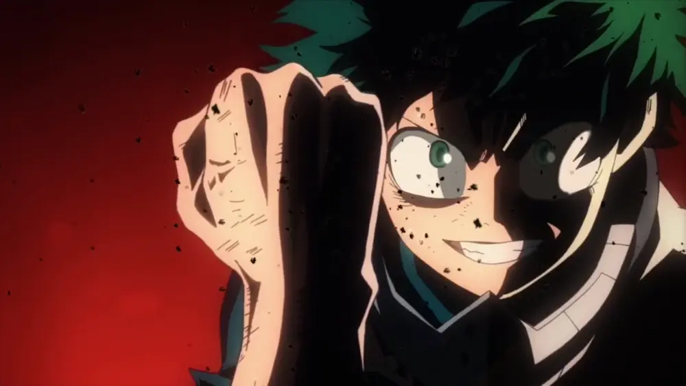 Descargar Fondo de Pantalla Animado de My Hero Academia: Puño de Midoriya 4K