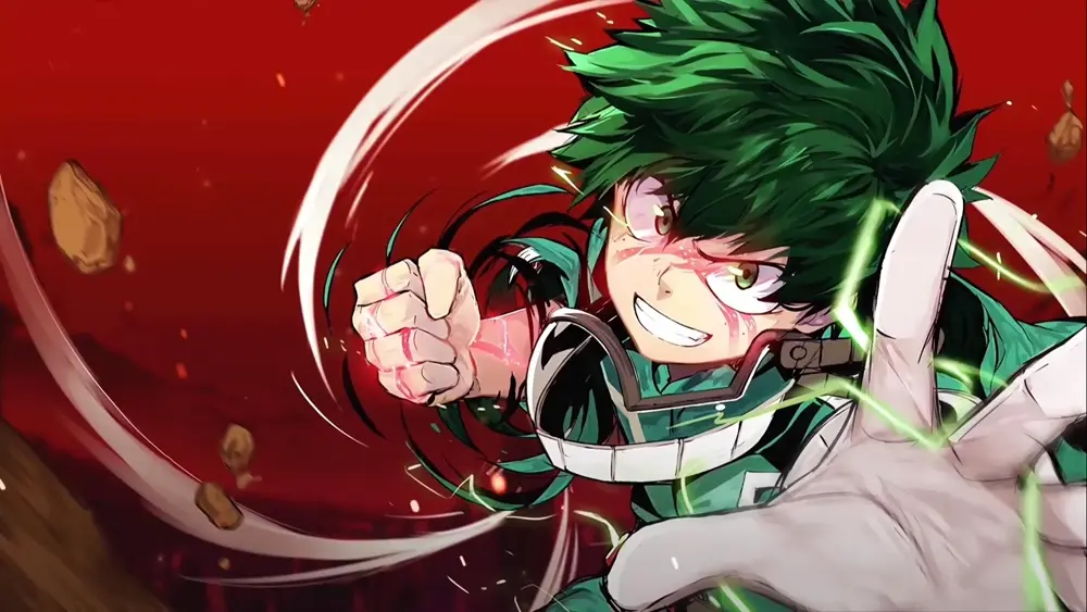 Descargar Fondo de Pantalla Animado de My Hero Academia: Midoriya Sonriente 4K