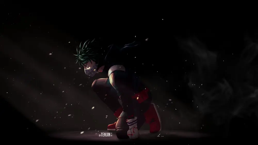 Descargar Fondo de Pantalla Animado de Midoriya de My Hero Academia 4K