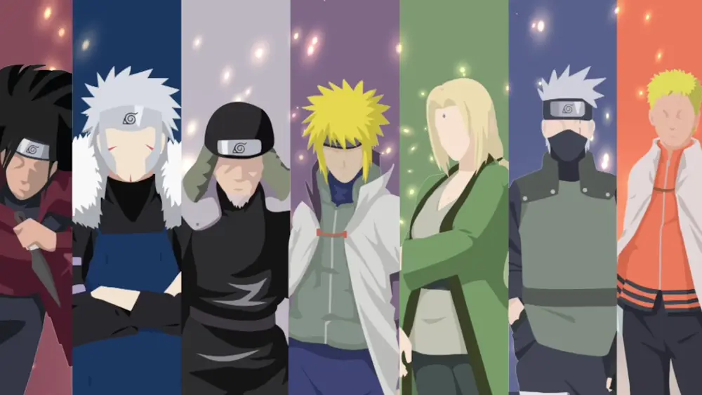 Descargar Fondo de Pantalla Animado de Naruto: Todos los Hokages 4K