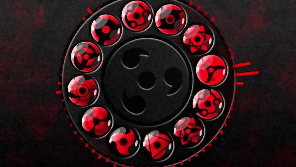 Descargar Fondo de Pantalla Animado de Naruto: Tipos de Sharingan 4K