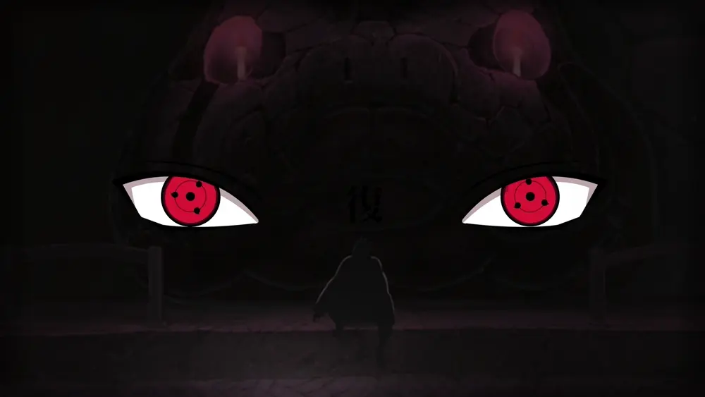 Descargar Fondo Animado de Ojos Uchiha de Naruto 4K