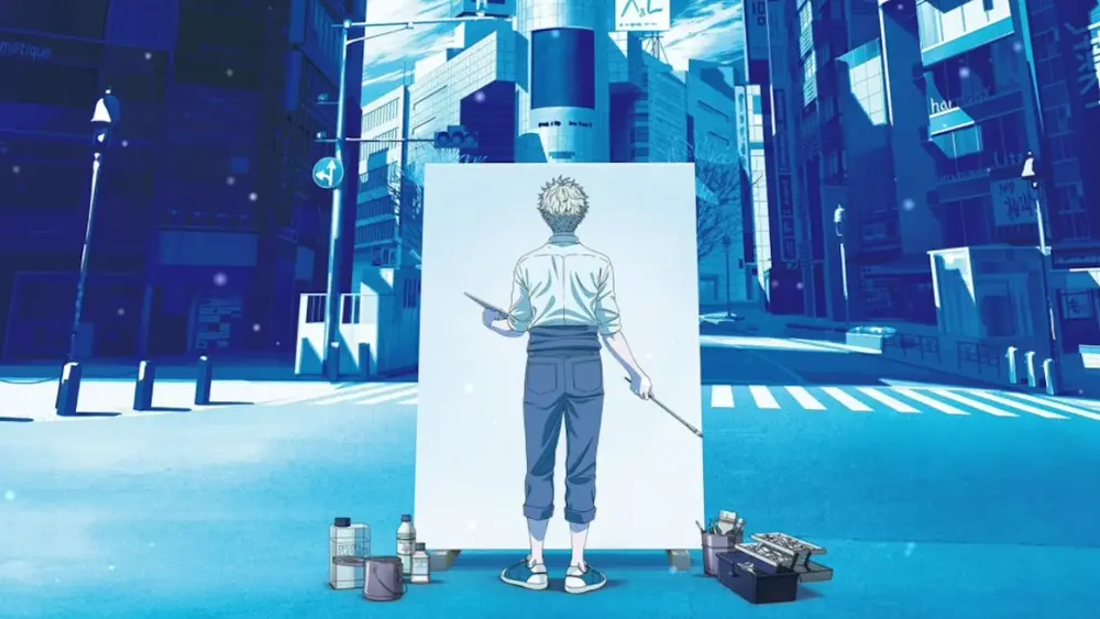 Descargar Fondo de Pantalla Animado de Periodo Azul: Lienzo en Blanco 4K