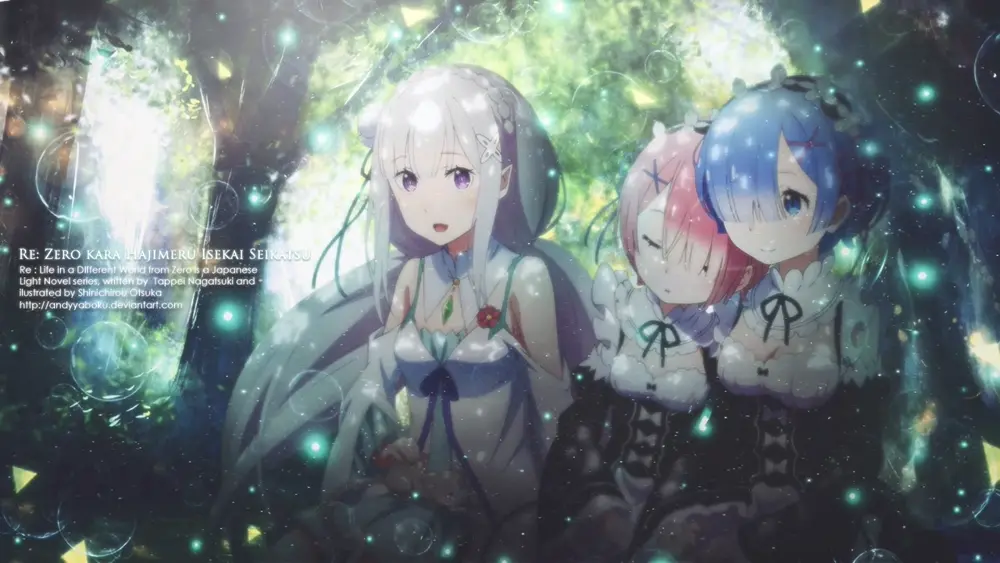 Descargar Fondo de Pantalla Animado de RE: Zero: Huellas 4K