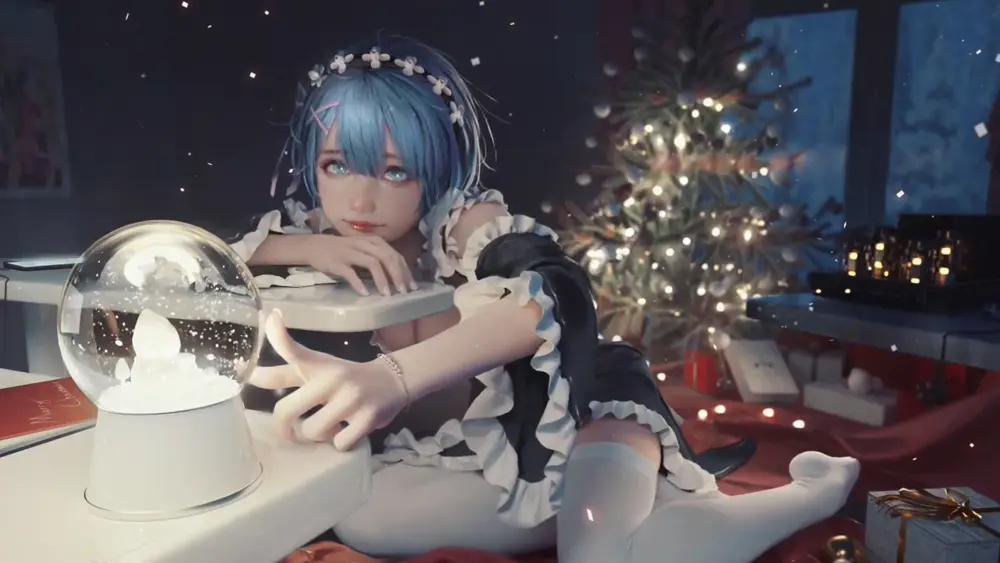 Descargar Fondo de Pantalla Animado de RE: Zero: Emilia Ventana 4K