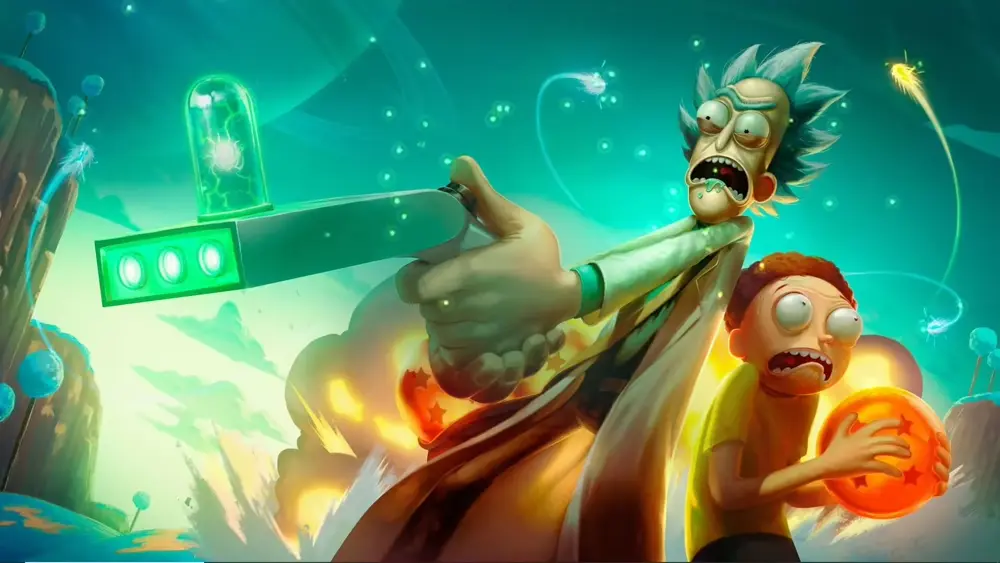 Descargar Fondo de Pantalla Animado de Aventuras de Rick y Morty 4K