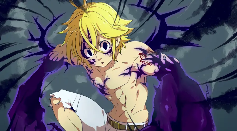 Descargar Fondo de Pantalla Animado de Seven Deadly Sins: Meliodas Demonio 4K