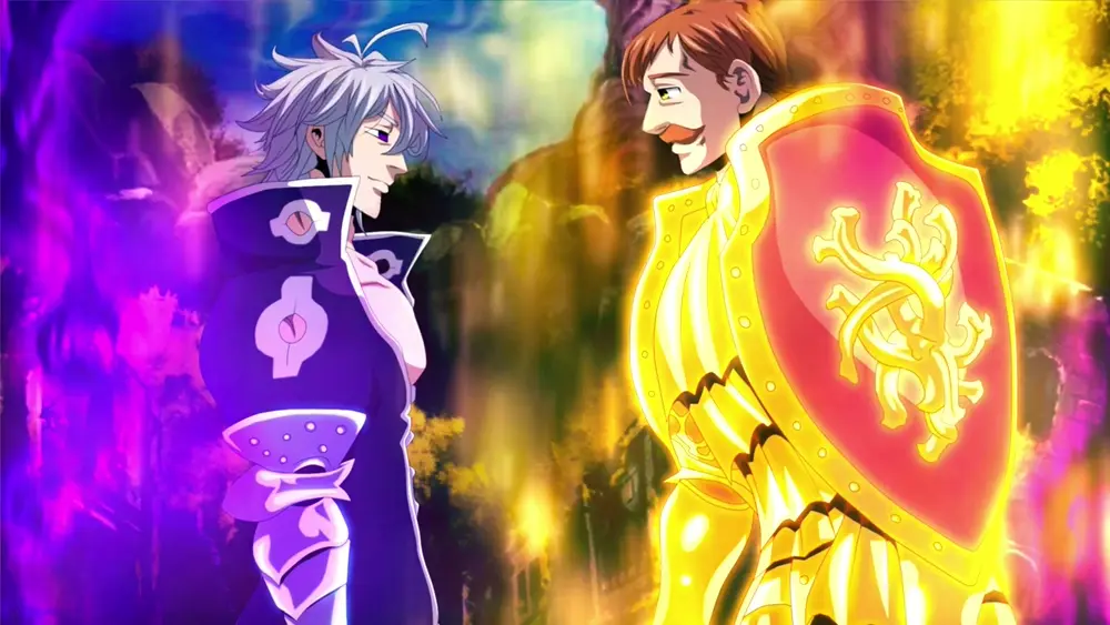 Descargar Fondo de Pantalla Animado de Seven Deadly Sins: Escanor vs Estarossa 4K