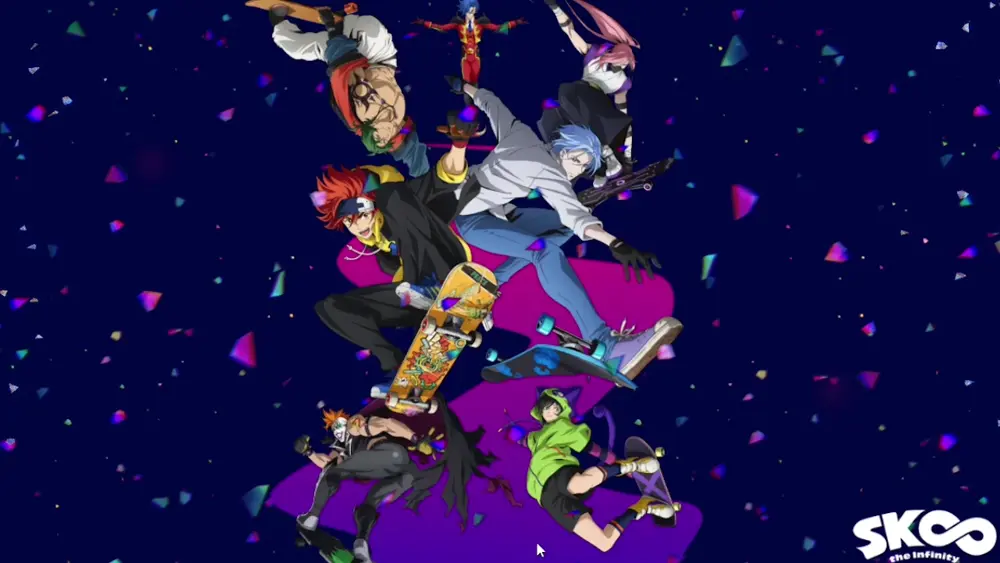 Descargar Fondo de Pantalla Animado de SK8 The Infinity: Personajes en Patines 4K
