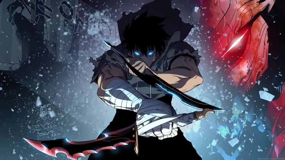 Descargar Fondo de Pantalla Animado de Personaje de Solo Leveling 4K