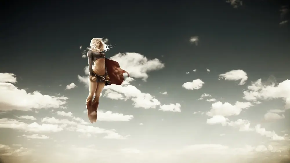 Super Girl – Fondo de Pantalla Animado