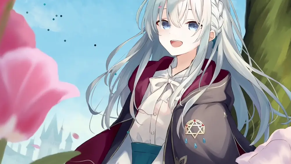 Descargar Fondo de Pantalla Animado de The Journey of Elaina: Ella Feliz 4K