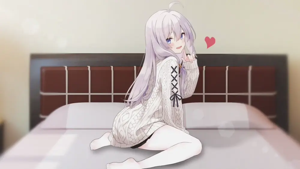 Descargar Fondo de Pantalla Animado de The Journey of Elaina: En la Cama 4K