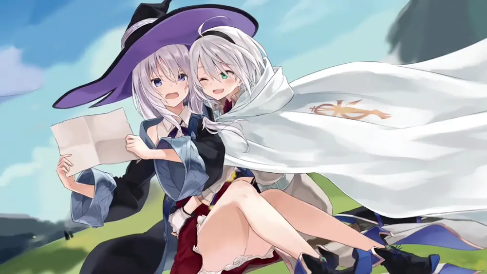 Descargar Fondo de Pantalla Animado de The Journey of Elaina: Las Dos Leen 4K