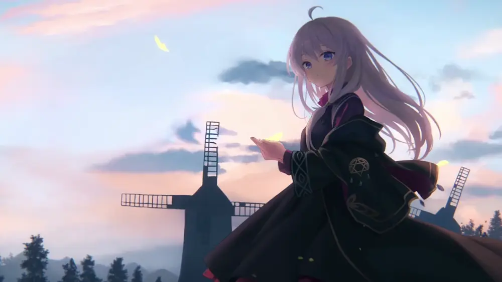 Descargar Fondo de Pantalla Animado de The Journey of Elaina: Molinos 4K