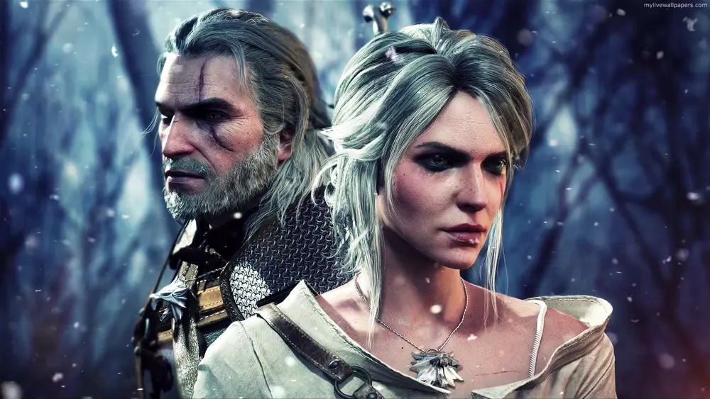 The Witcher Ciri y Geralt – Fondo de Pantalla para PC, Android & iPhone