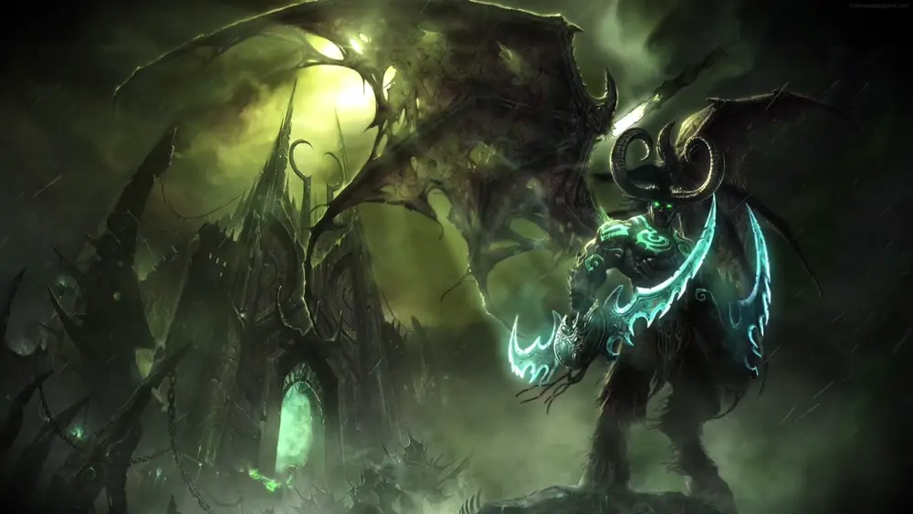 World of Warcraft Illidan Tempestira – Fondo de Pantalla para PC, Android & iPhone