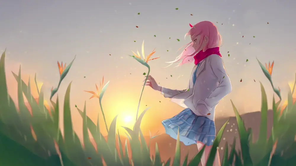 Zero Two – Fondo Animado para PC, Android & iPhone