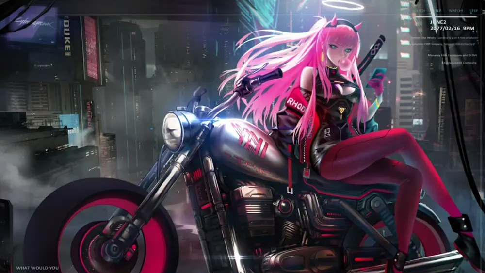 Zero Two – Fondo Animado para PC, Android & iPhone