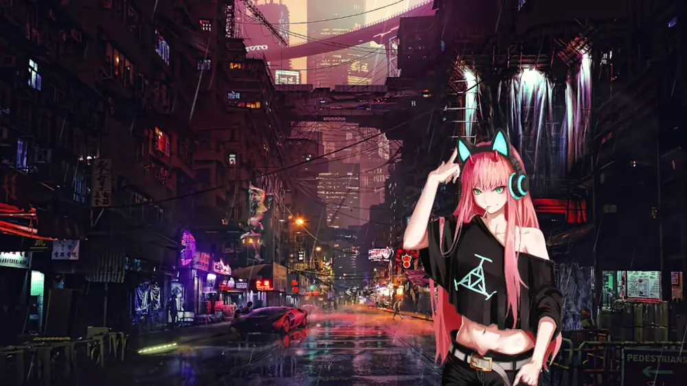 Zero Two – Fondo de Pantalla Animado