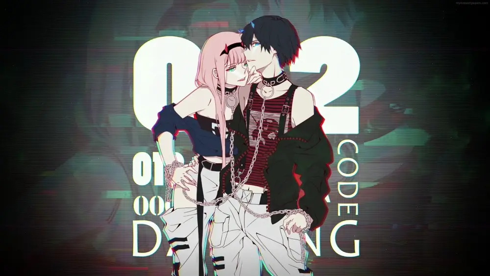 Zero Two y Hero – Fondo en Movimiento para PC, Android & iPhone